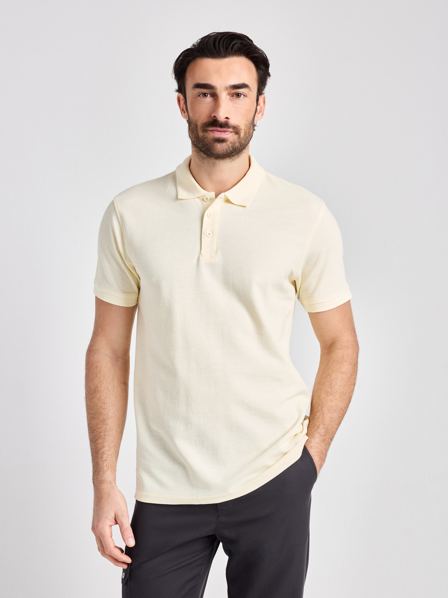 Iseo Man - Poloshirt - champagner